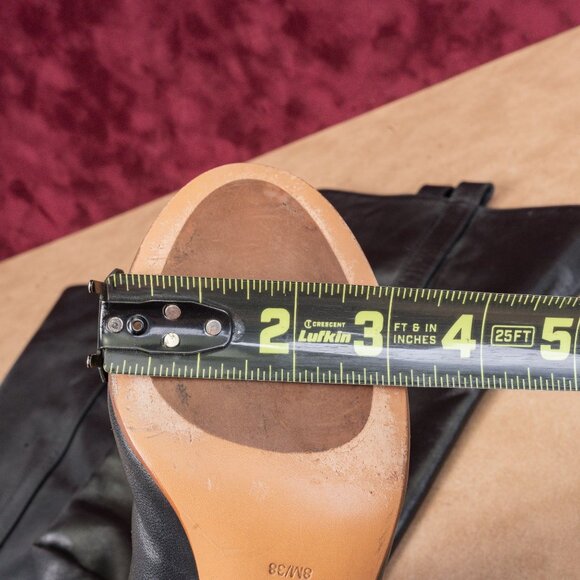 Vince Camuto Signature Women Kylar Black Leather OTK Fashion Boots sz 8 - Picture 8 of 10